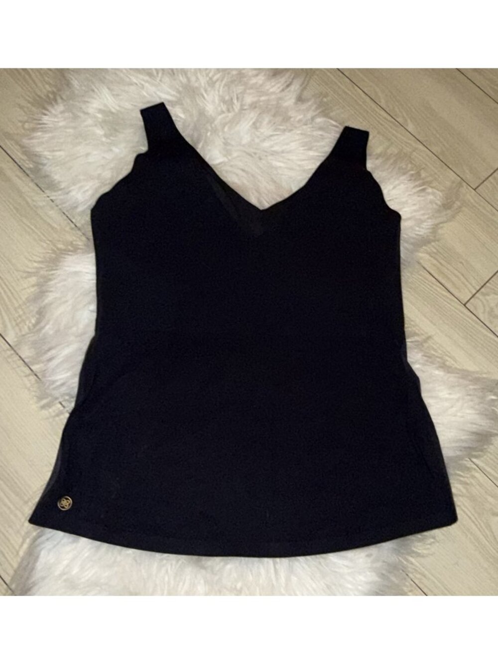 HoneyLove Liftwear Tank Shapewear Top Cami Wire Free Lined Womens L Large Black - Picture 4 of 4